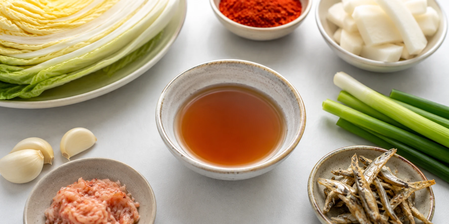 Fish sauce in small bowl — kimchi ingredient substitution guide
