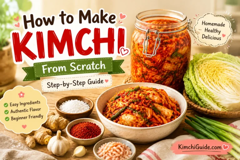 How to Make Kimchi From Scratch — The Complete Homemade Kimchi Guide