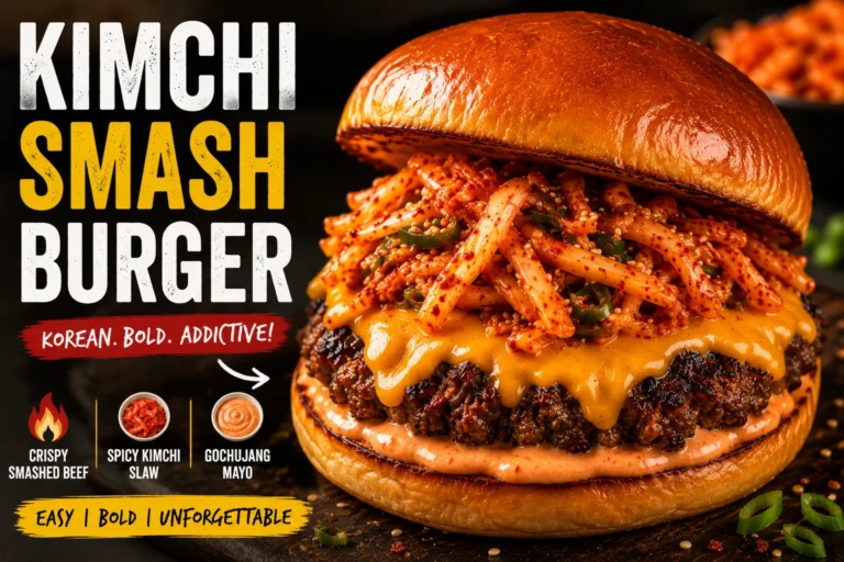Kimchi Burger Recipe — 4 Builds Tested (The Smash Burger Wins)