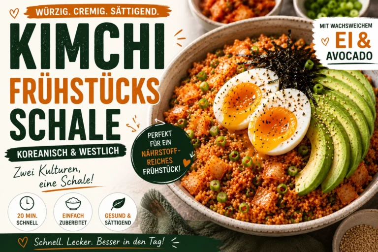Kimchi Fruhstucksschale — Koreanisches Frühstücksrezept
