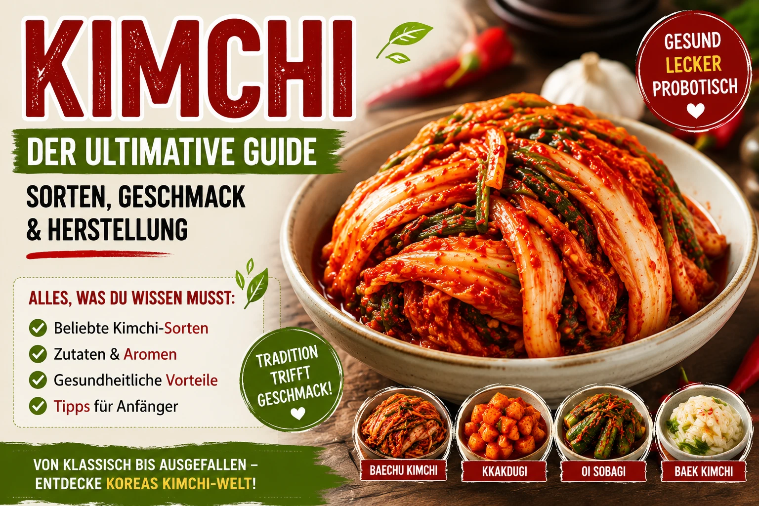 Types of kimchi complete guide