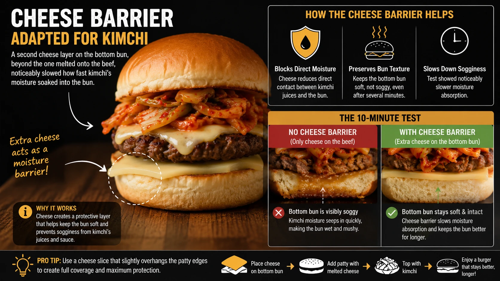 One large baked beef patty being cut into slider squares compared against individually formed mini patties
