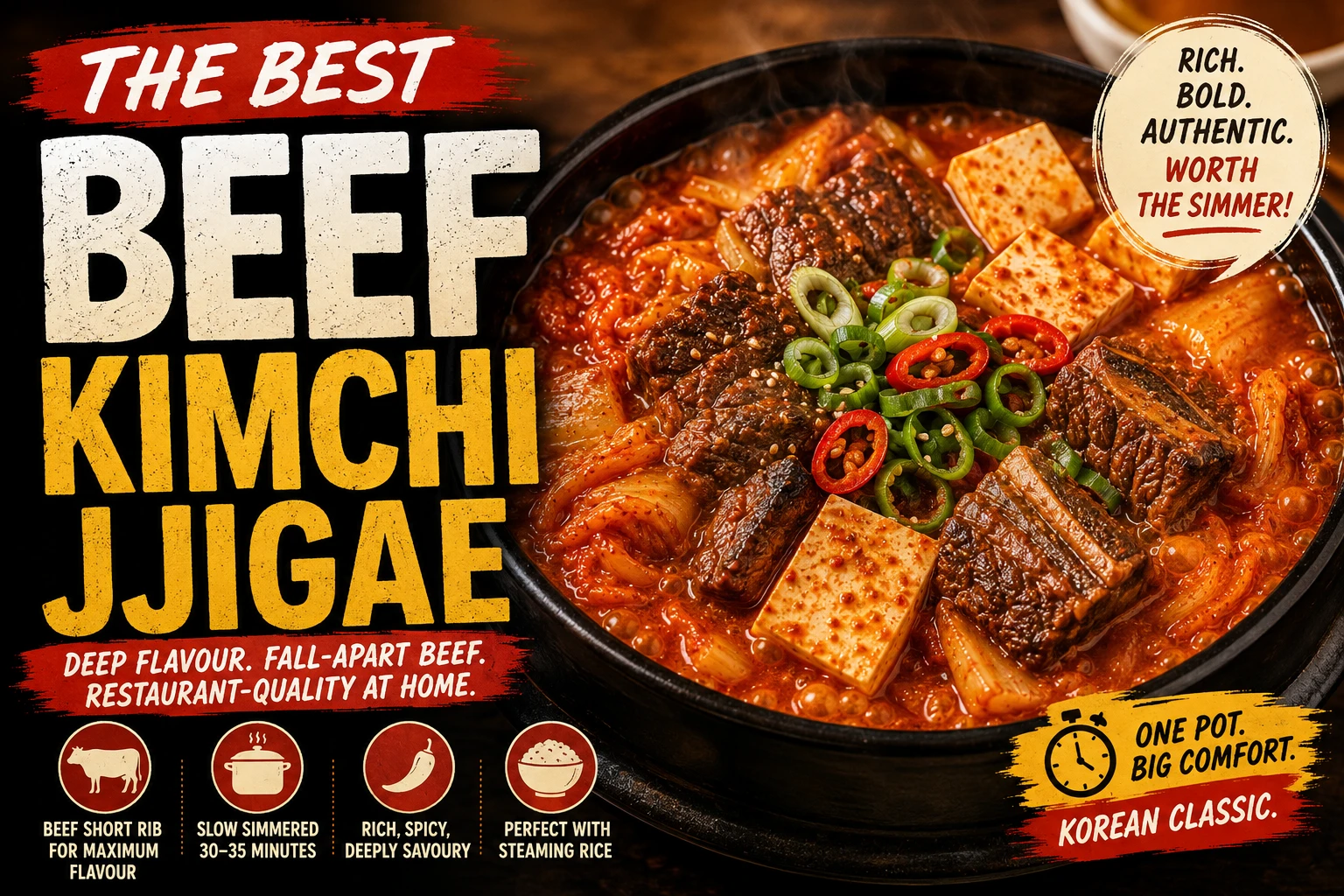 Beef kimchi jjigae you are here richer broth