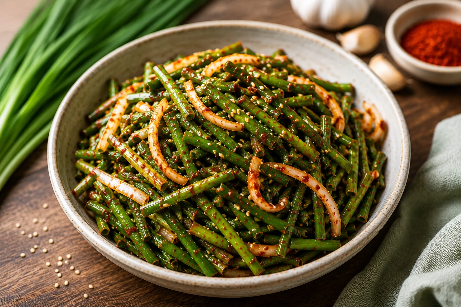 Buchu kimchi garlic chive kimchi recipe