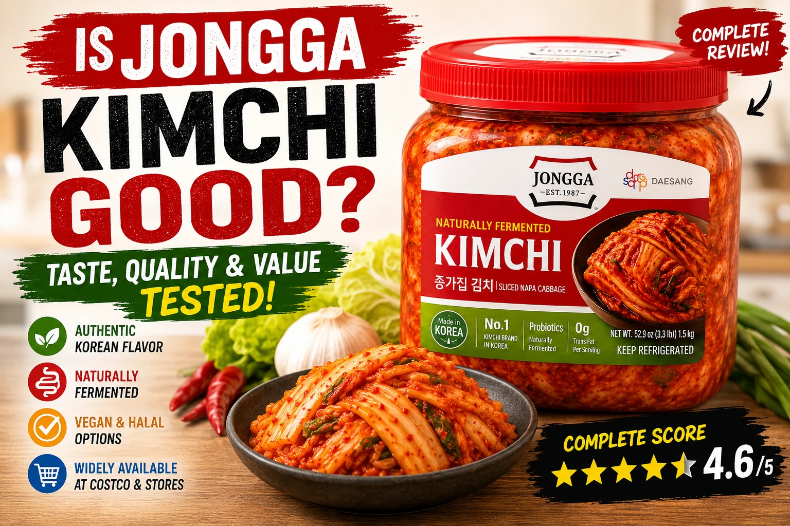 Is Jongga kimchi good full review