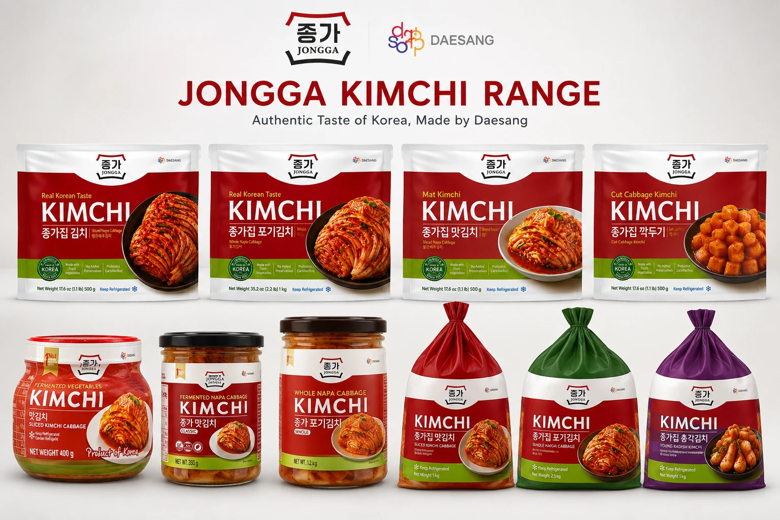 Jongga kimchi Daesang Corporation Korea fermented food manufacturer