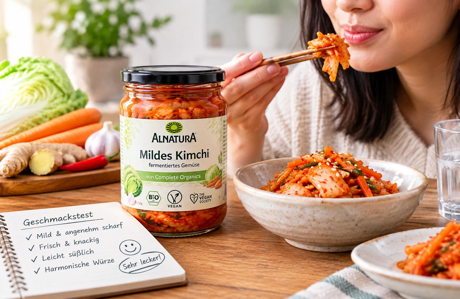 Alnatura Kimchi Mildes Kimchi Verkostung Test