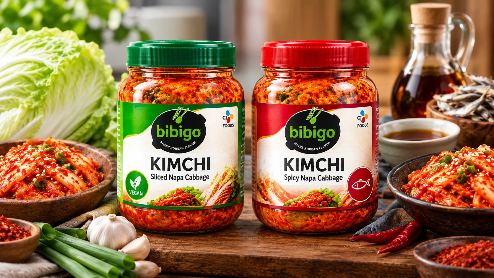 Bibigo Kimchi Verpackung CJ CheilJedang Deutschland
