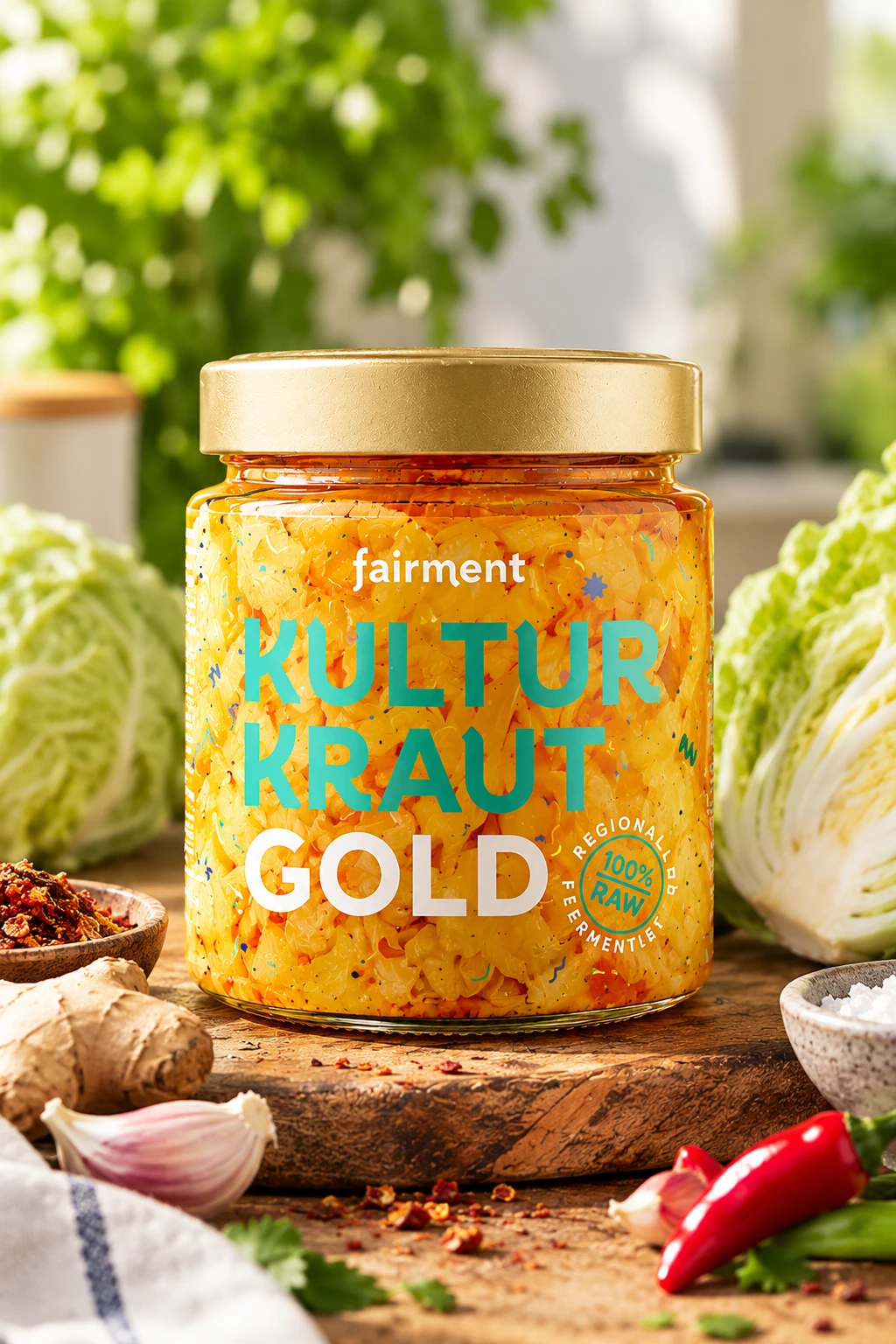 Fairment Kimchi Glas veganes Bio Kimchi Berlin