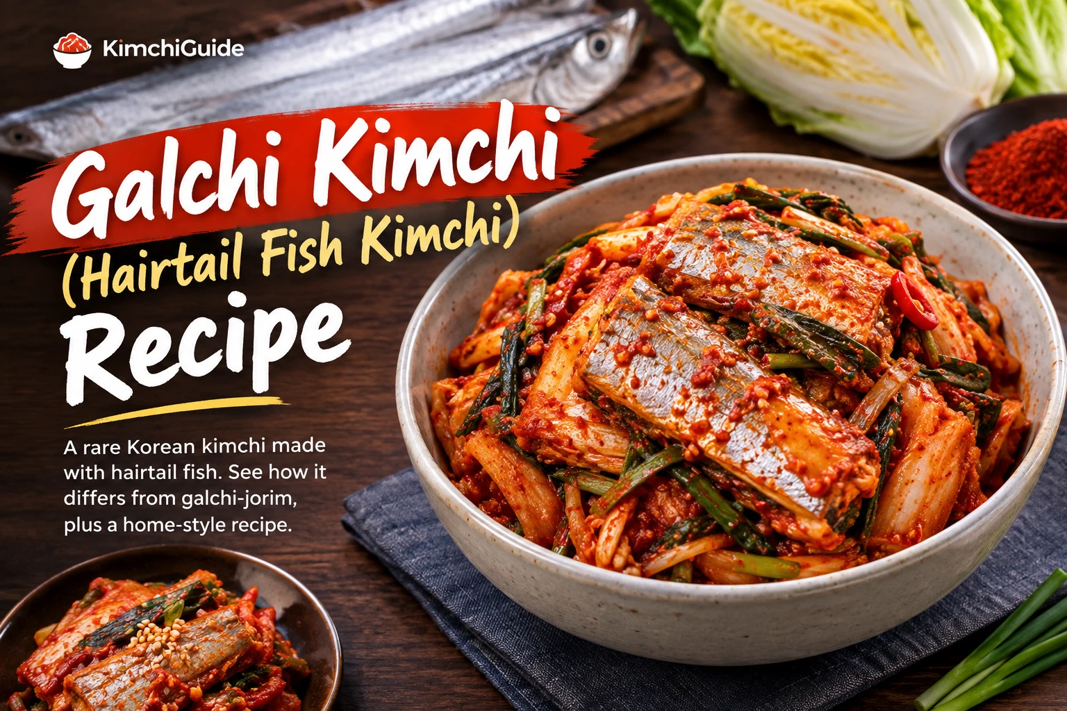 Galchi kimchi hairtail fish kimchi guide