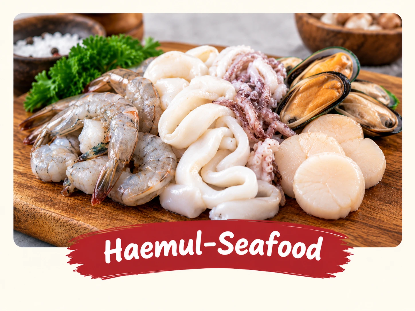 Seafood haemul soondubu jjigae option