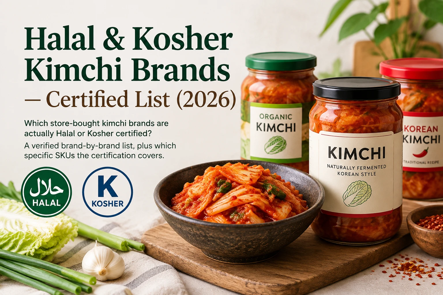 Halal and Kosher kimchi brands guide