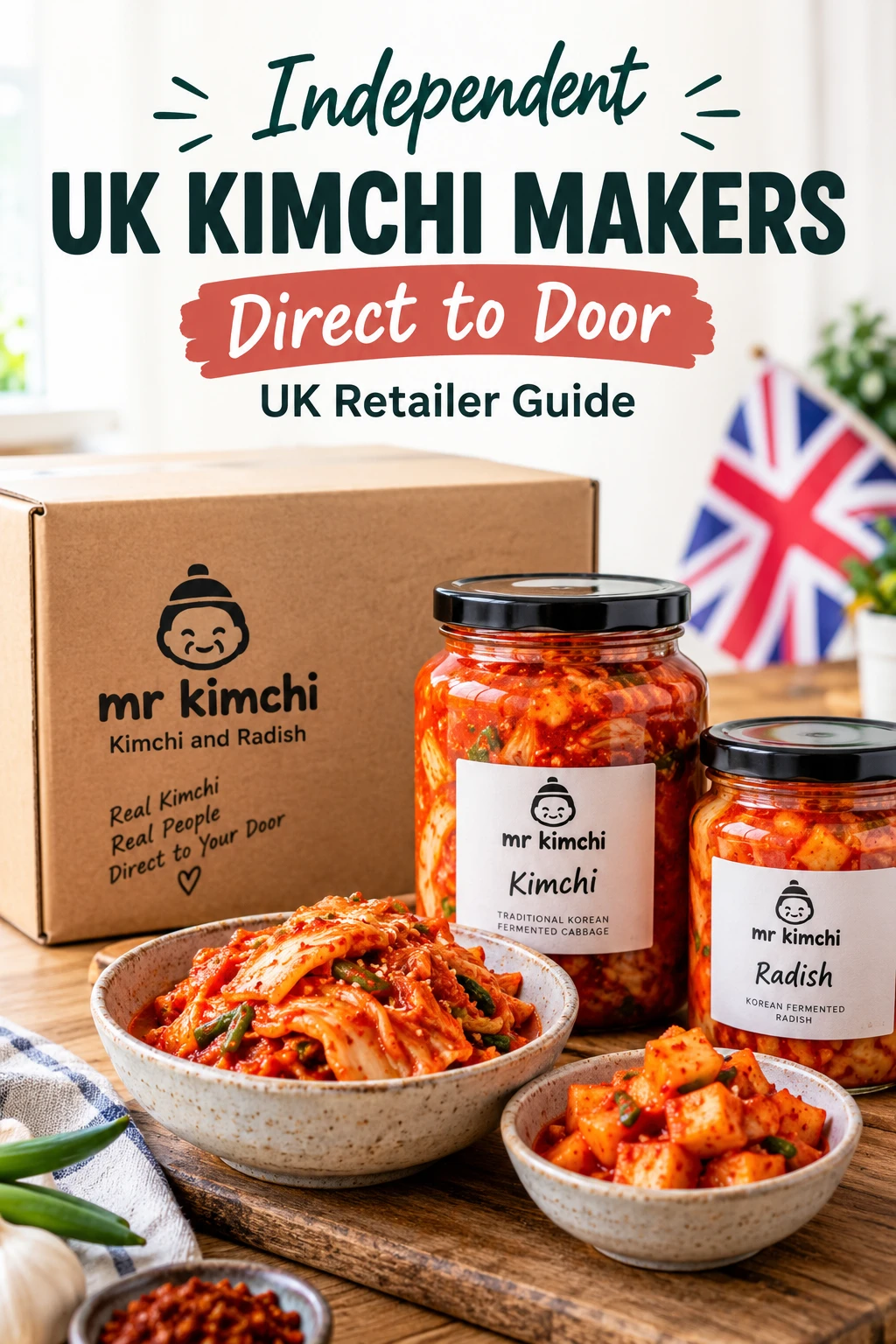 Independent UK kimchi makers direct to door mr kimchi Kimchi and Radish