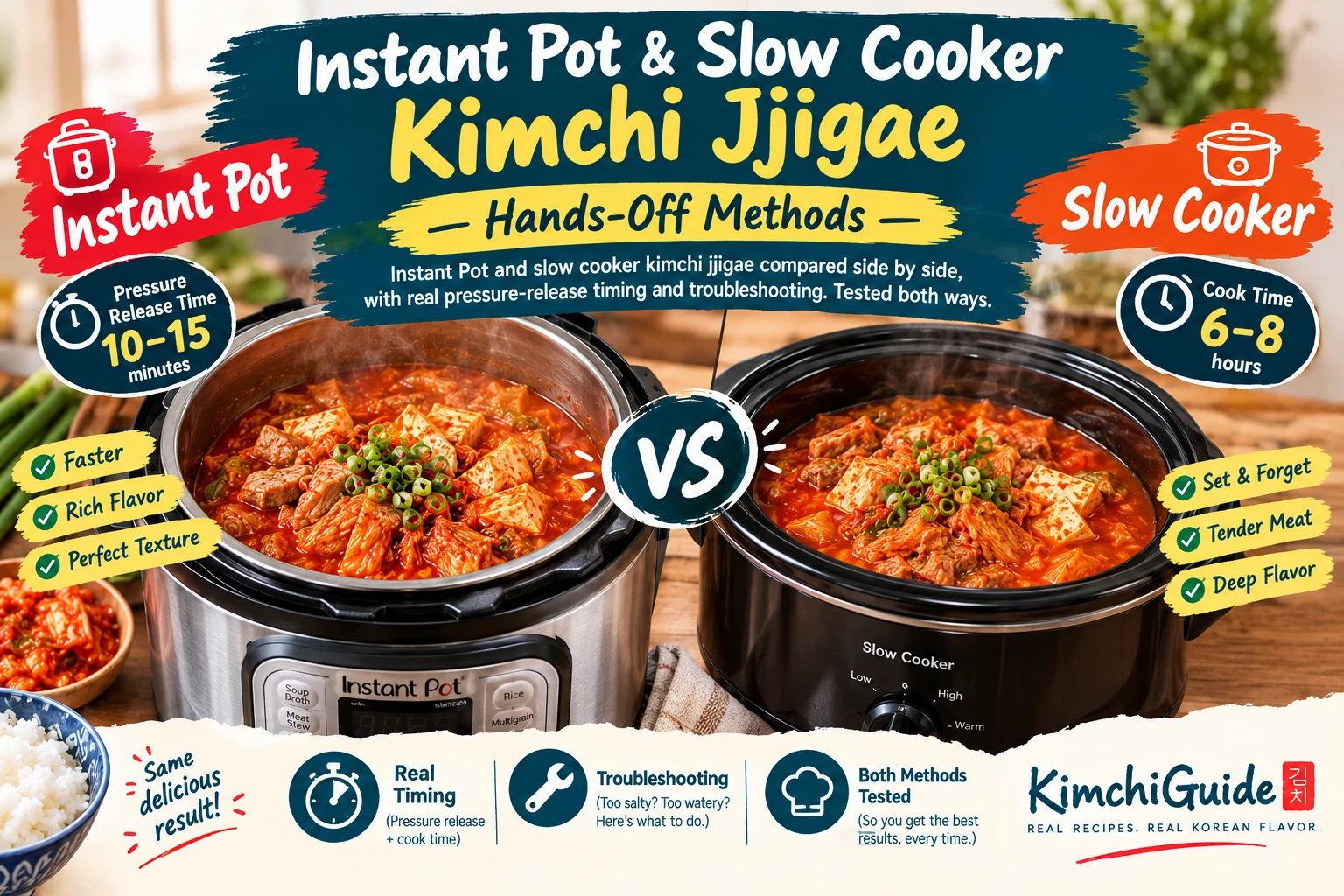 Instant pot kimchi jjigae