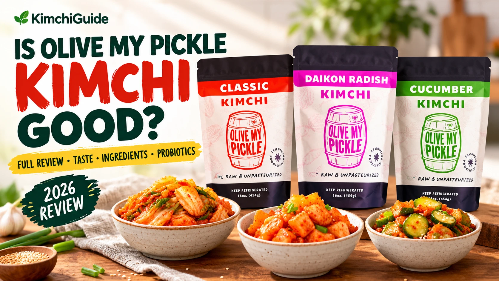 Is Olive My Pickle kimchi good full review