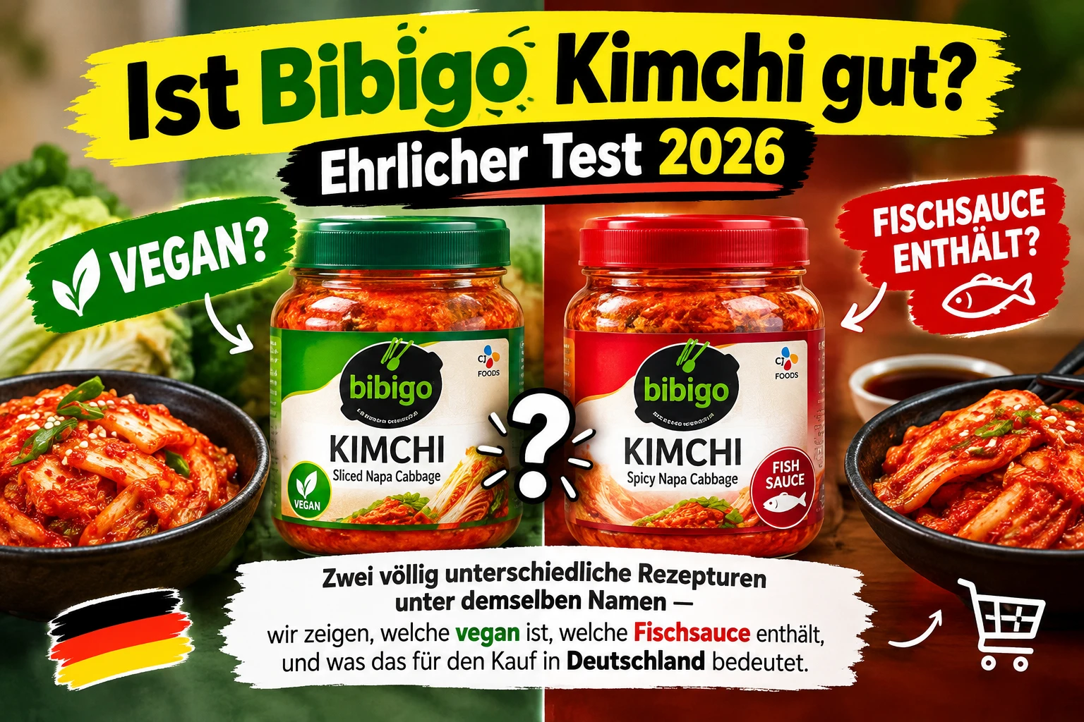 Ist Bibigo Kimchi gut Test