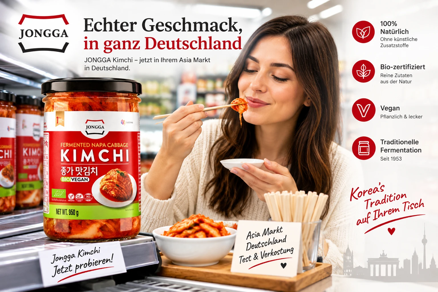 Jongga Kimchi Asia Markt Deutschland Test Verkostung