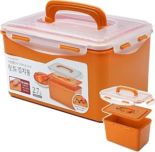 LockandLock airtight kimchi container with press plate, main product photo