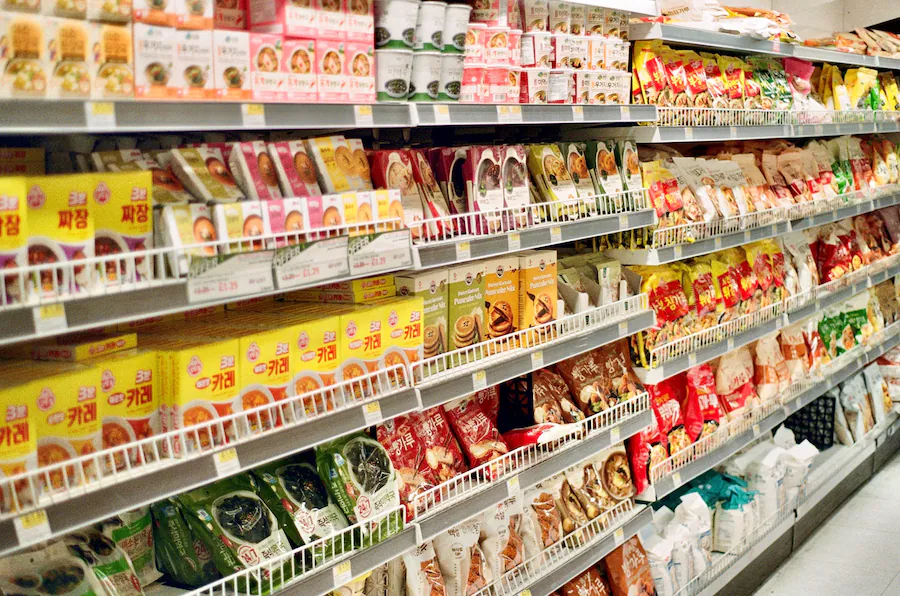 New Malden Korean grocers London H Mart Korea Foods shopping street