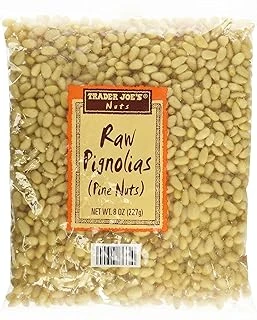 Raw pine nuts bag, main product photo