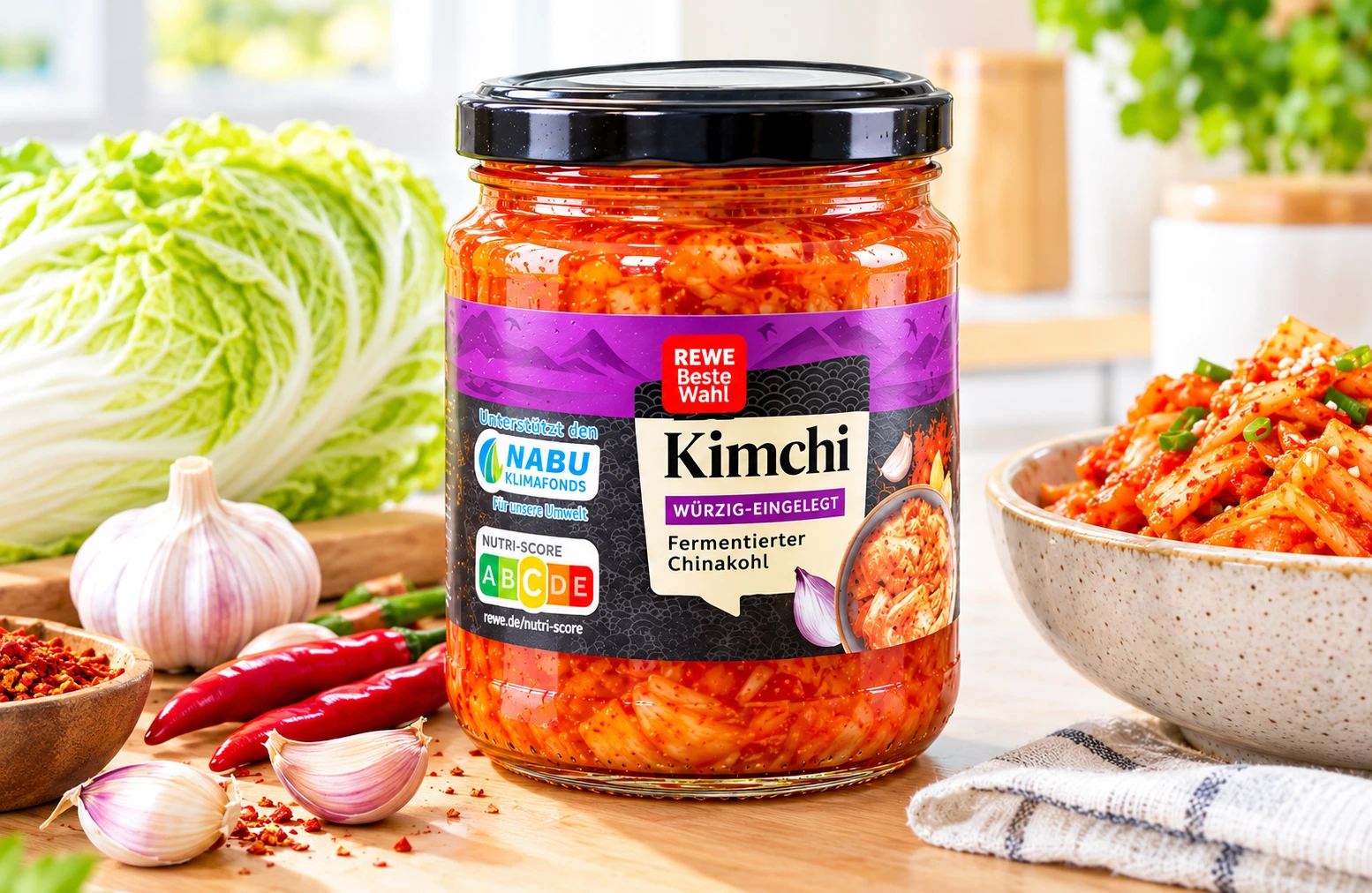 REWE Beste Wahl Kimchi Glas 190g