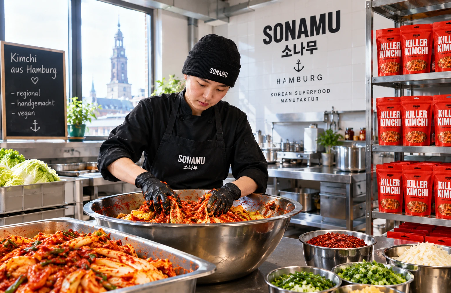 SONAMU Kimchi Manufaktur Hamburg Herstellung