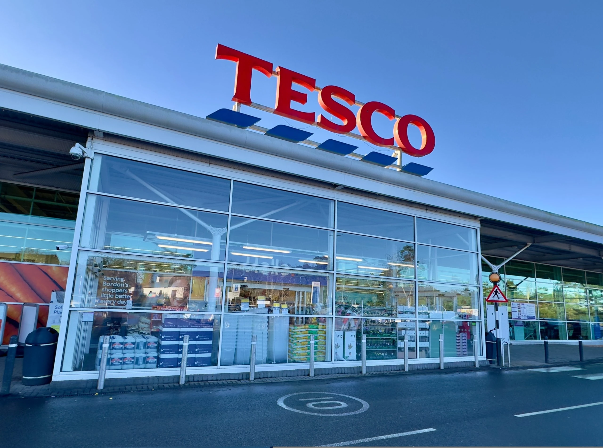 Tesco organic aisle Biona Kimchi UK